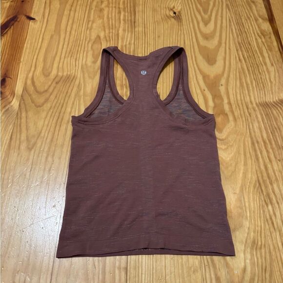 Lululemon Swiftly Tech Racerback Tank Top 2.0 Chroma Check Ancient Copper SZ 2 - Picture 9 of 9